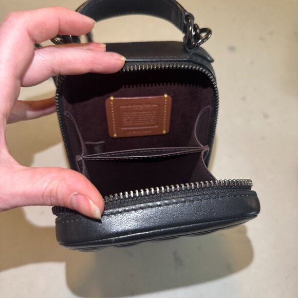 Coach Alie Camera Bag in Quilted Leather - Picture 7 of 11